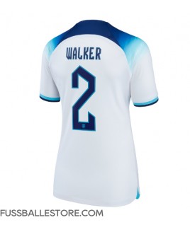 Günstige England Kyle Walker #2 Heimtrikot Damen WM 2022 Kurzarm